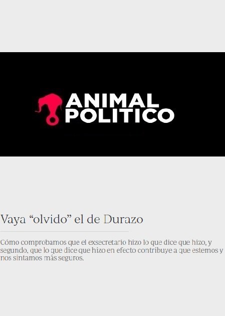 Vaya “olvido” el de Durazo
