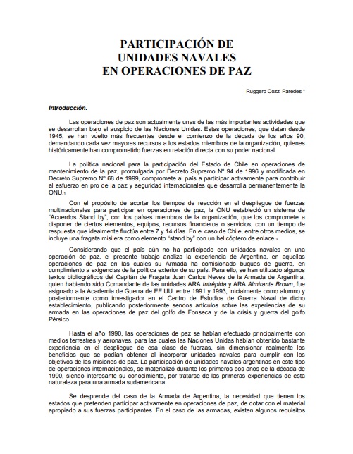 La seguridad marítimo-portuaria en el contexto de las nuevas amenazas